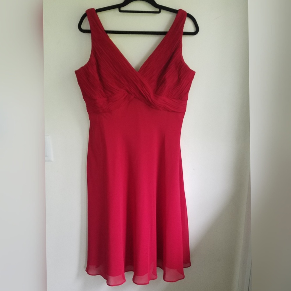 JONES WEAR sleeveless red dress sz 16